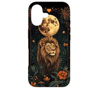 Leo Zodiac Sign Art Deco Celestial Astrology Moon Lion Case for iPhone 17