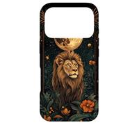 Leo Zodiac Sign Art Deco Celestial Astrology Moon Lion Case for iPhone 17 Pro