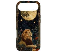 Leo Zodiac Sign Art Deco Celestial Astrology Moon Lion Case for iPhone Air