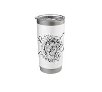 Leo Zodiac Sign July August Stainless Steel Insulated Tumbler