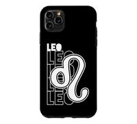 Leo Zodiac Typography Retro Vintage Astrology Case for iPhone 11 Pro Max