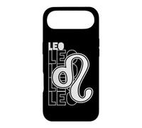 Leo Zodiac Typography Retro Vintage Astrology Case for iPhone Air