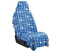 LEOANITTY Car Seat Towel Cover, Non-Slip Towel Bucket Seat Protector for Cars SUV Trucks, Sweat Absorbing Towel for Post Gym Workout, Running, Swimming, Beach and Hiking