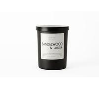 Leoben Co | Masculine Aromas | Small Batch | Soy Wax | 40 Hours | Scented Mens Candles with Natural Essential Oils | Vegan (Sandalwood & Musk)