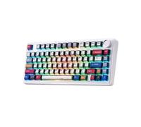 LEOBOG Aula F75 Wireless Mechanical Keyboard,creamy Keyboard with RGB Backlit Hot Swappable, 81 Keys 75 Layout Gaming Keyboard, Bluetooth/2.4ghz/type-C, Creamy Sounding - Reaper Switches