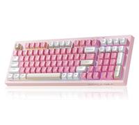 LEOBOG x Aula Pink Keyboard Wireless Creamy Computer Gaming Keyboards