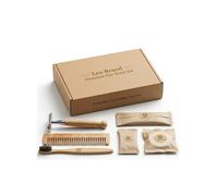 LEOBRAND Eco Friendly Travel Amenities Kit - 7 Piece Sustainable Hotel & Easter Gift Set UK | Biodegradable Personal Care Essentials for Travel, Hospitality & Corporate Gifting