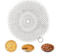 Leoezx Pie Weights for Baking Crust | Round Metal Pie Weights Chain | weight of stainless steel 316 pie | Dough Kitchen Cooking Blind Pastry | Alternative to Traditional Ceramic Pie Weights