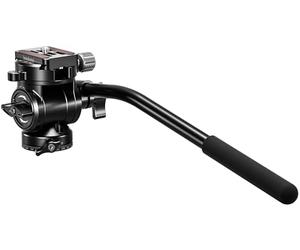 Leofoto BV-1 Mini Fluid Video Head Kit Arca / RRS Compatible Inc QR Plate + Left / Right Hand Handle