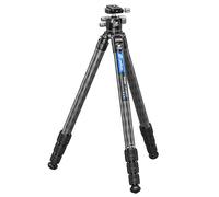 Leofoto Carbon Fiber Travel Tripod with 360° Ball Head, Lightweight Compact Professional Camera Tripod, Weight 4lbs, Max Loads 33lbs/15kg (LS-324CX+LH-40)