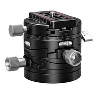 LEOFOTO G20 Geared 3D Leveler Pan and Tilt Head + QR-Plate NP-60
