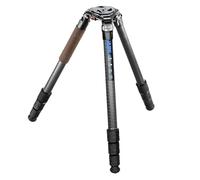 Leofoto Heavy Duty Carbon Fiber Tripod, 75mm Bowl, 10-Layer Torayca, CNC Aluminum, Interchangeable Feet, Carrying Case Included (LN-364C)