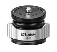 Leofoto LB-38 Mini Leveling Base Head, 38mm Ball Diameter, Butterfly Lock, Anti-Twist Screw, 10° Adjustbale Angle, 1/4" Mounting Stud, 3/8" Base Thread