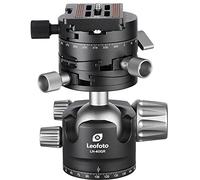 Leofoto - LH-40GR Ball Head with Geared Panning Clamp - Double Swivel Head - Great for shooting Architecture, Landscapes and Panoramas - LH-40GR