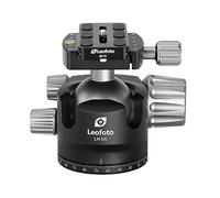Leofoto - LH-55 Ball Head with QP70 Quick Release Plate - Rock Solid, Professional Ball Head - Load Capacity: 25 kg - LH-55+QP-70
