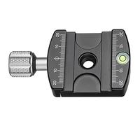Leofoto LHC-50 50mm Screw-Knob Pro Clamp with Plate/ARCA/RRS Ball Head Compatible