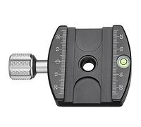 Leofoto LHC-60 60mm Screw-Knob Clamp, with Plate, ARCA/RRS Ball Head Compatible
