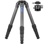 Leofoto LM-364C + LH-55 Summit Series Systematic Bowl Tripod Carbon Fiber CF + Low Profile Ball Head ARCA/RRS Compatible