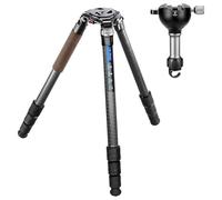 Leofoto LN-364C + YB-75LK 70mm Half Ball Leveling Adapter w Arca/RRS Compatible Clamp Systematic 75mm Bowl Tripod Legs Carbon Fiber CF