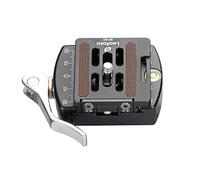 LEOFOTO LR-50+NP-50 Camera Clamp with Anti-Slip Plate - Black - For Camera - None Mounting