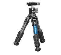 Leofoto LS-223CX+LH-25 Travel Tripod, Tabletop Tripod, Ranger Series, Carbon Fiber, 3 Leg Sections, Lightweight, Ball Head Set