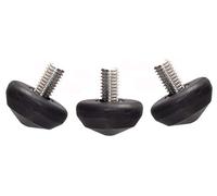 Leofoto LS-25 Set of 3 33mm Diameter Universal 3/8" Rubber Tripod Feet Stainless Steel Connectors Non-Slip Replacement for LS-364C/LM-363C/LN-364C