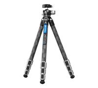 Leofoto LS-324CXPRO+LH-40LR Carbon Fiber Tripod Kit, Ranger Pro Series 58" Water-Resistant Outdoor Tripod with LH-40LR Lever Release Ball Head, 33lb Max Load, Spikes & Case Included