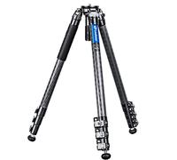 Leofoto LVM-324C 3-Section Carbon Fiber Tripod/Integrated 75mm Bowl/with 75mm Leveling Base/Manba LVM Series Video Tripod System (LVM-324C Tripod)