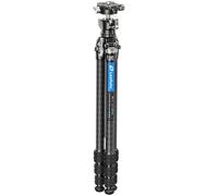 Leofoto LY-224C+LH-25 Y Shaped Center Column 4-Section Carbon Fiber Tripod Kit (Black/Blue/Red/Yellow) - Black