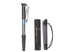 Leofoto MP-365C 69" 5-Section Carbon Fiber Portable Monopod, Lightweight Professional Camera Support for DSLR Cameras and Lenses,Max Load 37.47lb/17kg