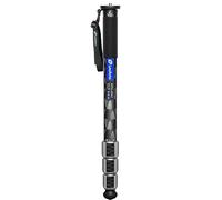 Leofoto MPQ 40mm Monopod, Premium Carbon Fiber, Water-Resistant, Convertible Mounting Stud, Wrist Strap (MPQ-404C)
