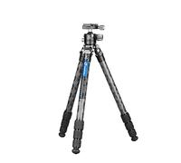 Leofoto - Mr Q-serie - Carbon Tripod For Cameras - Carbon Tripod For Cameras - Load capacity of 10kg - Extendable Feet - Min. Height of 16 cm to a Max. Height of 158 cm - LQ-284C+LH-36