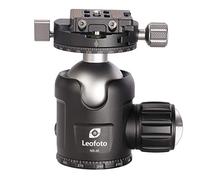 Leofoto - NB-46 Tripod Head with NP-60 Quick Release Plate - Solid - Load Capacity: 30 kg - Double Panning Function - NB-46+NP-60