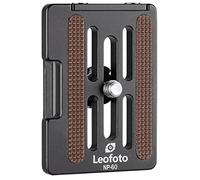 Leofoto NP Anti-Slip QR Plate, Retractable Backstop, Safety Screw, Strap Slot, Arca Compatible (NP-60)