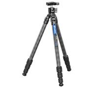 Leofoto Professional Camera Tripod, 45" Compact Carbon Fiber Tripod for DSLR Video Camcorder, 4 Leg Sections, 360° Ball Head, Max Load 6KG/13Lb (LS-224CX+LH-25)
