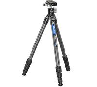 Leofoto Professional Camera Tripod, 45" Compact Carbon Fiber Tripod for DSLR Video Camcorder, 4 Leg Sections, 360° Ball Head, Max Load 6KG/13Lb (LS-224CX+LH-25LR)