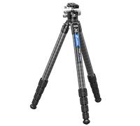 Leofoto Professional Camera Tripod, 63.7" Compact Carbon Fiber Tripod for DSLR Video Camcorder, 5 Leg Sections, 360° Ball Head, Max Load 20KG/44Lb (LS-365CX+LH-40LR)