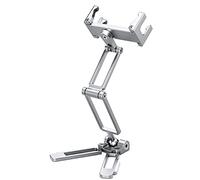 LEOFOTO PS-4 Silver Ultra Compact & Lightweight Smartphone Clamp / Holder / Video / Selfie Stand / Easel Arca / RRS Compatible