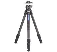 Leofoto - Ranger - Carbon Tripod For Cameras - Including Ballhead - Load capacity of 8kg - Extendable Feet - Min. Height of 14 cm to a Max. Height of 162 cm - LS-254C + Ballhead LH-30