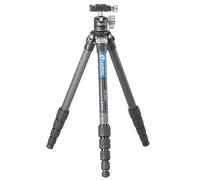 Leofoto - Ranger - Carbon Tripod For Cameras - Load capacity of 4kg - Extendable Feet - Min. Height of 12,5 cm to a Max. Height of 128 cm - LS-225C + Ballhead LH-25