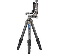Leofoto - Ranger - Carbon Tripod with Swing Head - Ideal for Sports, Nature and Wildlife Photography - LS-365C+PG-1 - Camo