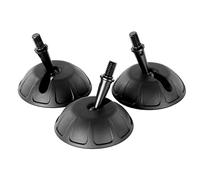Leofoto SC-50 Rubber Feet, Tripod Feet, Anti-Slip, Drop Notch for Low Angle, 3/8" Mounting Stub, Set of 3