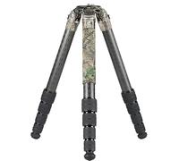 Leofoto - Summit - Carbon Tripod - Max. Height: 154 cm - Min. Height: 8 cm - For Larger, Heavy Cameras and Lenses - Light Weight - LM-365C - Camo