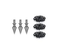 Leofoto TFW Multi-Functional Replacement feet, Stainless Steel Foot Spikes+Snow Shoes (3 Pieces)