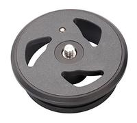 LEOFOTO TP-100 3/8" Flat Top Plate Adapter for LN-404C, LM-404C, LM-405C, LM-402C Tripod 85mm Outer Diameter