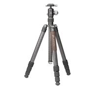 Leofoto - Urban - Carbon Tripod For Cameras - Load capacity of 10kg - Extendable Feet - Min. Height of 21 cm to a Max. Height of 166 cm - LX-324CT + Ballhead XB-38