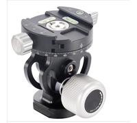 Leofoto VH-10 2 Way Pan/Tilt Tripod Head Panoramic Bird Watching Photography Head with Quick Release Plate 3 Bubble Level Carry Bag