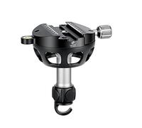 LEOFOTO YB-100LK 100mm Leveling Half Ball Adapter & Arca/RRS Compatible Clamp w Bubble Level for Bowl Tripod Long Handle & Sandbag Hook Hollow Lightweight