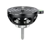 LEOFOTO YB-100SP 100mm Low Profile Levelling Half Ball Adapter for Bowl Tripod Short Handle Hollow Lightweight