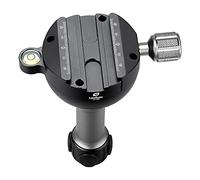 LEOFOTO YB-75MK 75mm Leveling Half Ball Adapter & Arca/RRS Compatible Clamp w Bubble Level for Bowl Tripod Medium Handle